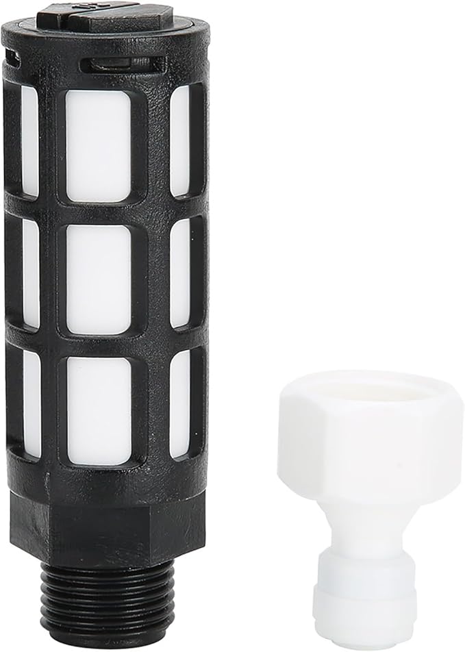 Portable Water Inlet Filter for Misting System – Self-Priming Water Filter Replacement 4.9In, Tasteless PP Plastic Water Inlet Filter for Humidification Sprayer, Lawn Garden Fogger (Pack of 1)