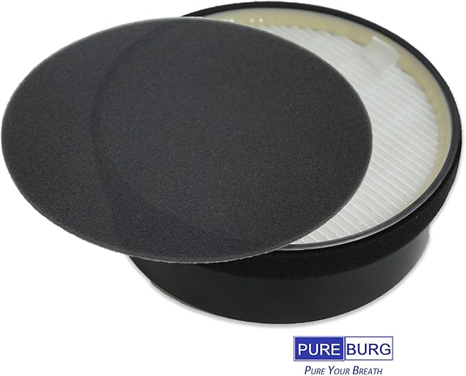 PUREBURG Replacement Filter Set Compatible with hOmeLabs HME020248N Air Purifier,2-Pack H13 HEPA Activated Carbon Pre-Filters Air Clean VOCs Odor