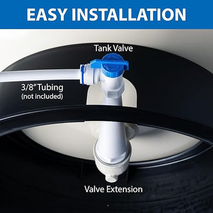 iSpring T11M 11 Gallon Pre-Pressurized Water Storage Reverse Osmosis Systems ro Tank, White