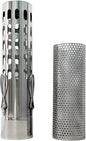 FIREHIKING 2.36" Spark Arrestor Stove Pipe with Filter Chimney Cap Screen for Camping Exhaust