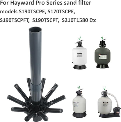 SX180DA Pool Lateral Assembly with Center Pipe for Hayward Sand Filter, Compatible with Pro Sand Filter Series S180T, S210T, S220T etc