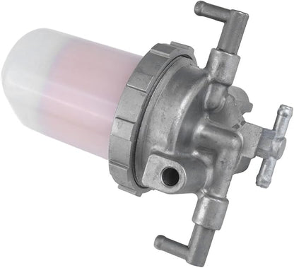 Fuel Filter 4 Pipe System 129100-55621 For Yanmar PC30/35 40/45 50/55 4TNE88-RAG2 With Oil-Water Separation Paper Silver 1 Pack