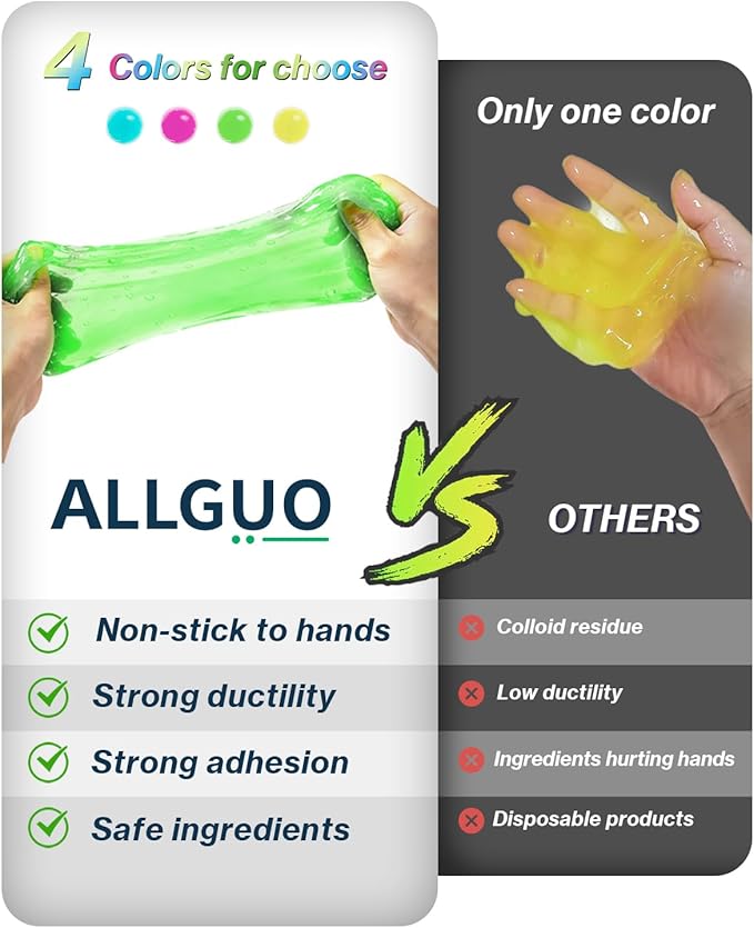Car Cleaner Gels 4 Pack, Universal Dust Cleaner Putty Cleaner Slime, Cleaning Gel for Interior Detailing PC Keyboard, Auto Detailing Tools Car Cleaning Supplies Gift for Men Women, 320g