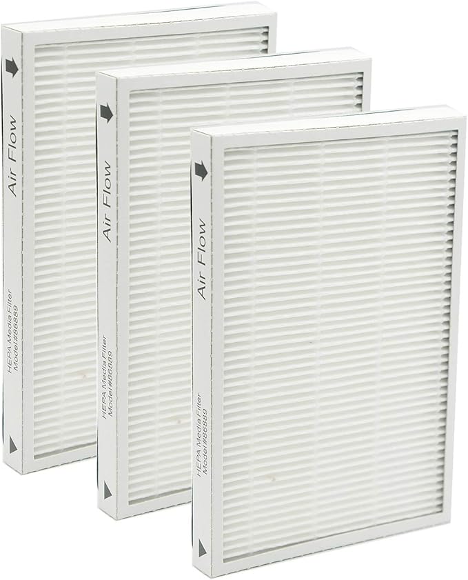 EZ SPARES 3 PCS Compatible with Kenmore EF1 (EF-1) Exhaust Vacuum Filter Compares to 86889 HEPA Filter HEPA Filter Great for Homes …