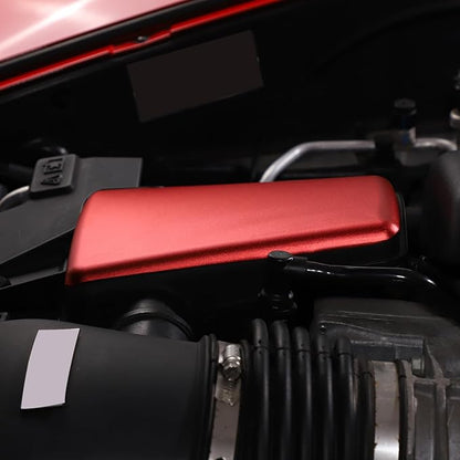 PIUGILH Engine Air Filter Heat Shield Cover Fit for Corvette C6 2005-2013, Aluminum Alloy Engine Air Intake Air Filter Heat Shield Decorative Cover Protection Cover Trim