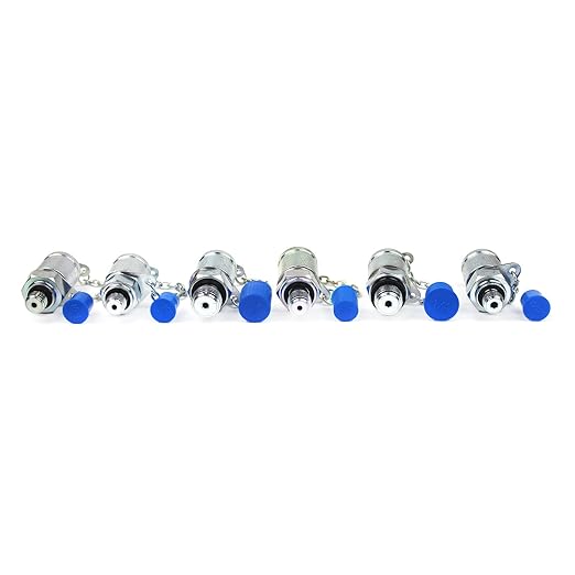 SINOCMP Hydraulic Pressure Test Coupling Kit with 3 Pressure Gauge, 3 Hoses and 6 Couplings, Hydraulic Gauge Set for Excavator Construction Machinery