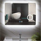Illuminated LED Bathroom Mirror, Wall Mounted Backlit Makeup Vanity Mirror with Demister Pad and Touch Sensor 3X Magnifying Compatible with Makeup Hairdressing Shaving Bathroom Mirror,Mirrors