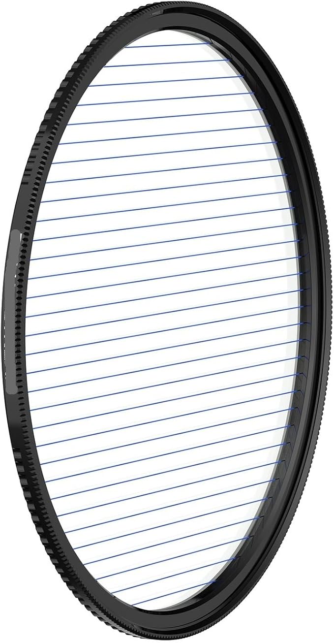 Compatible for Freewell, Magnetic Quick Swap System 77mm Camera Filter Kit with Blue Streak, Gold Streak and Glow Mist Effects(Blue Streak)