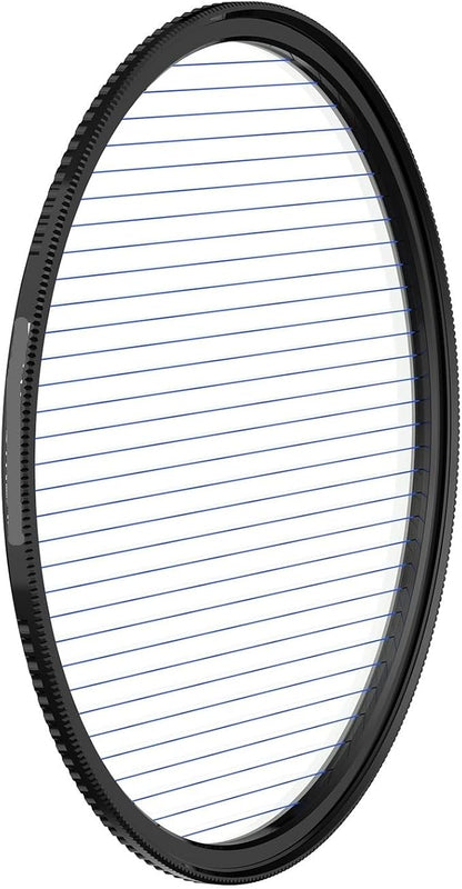 Compatible for Freewell, Magnetic Quick Swap System 77mm Camera Filter Kit with Blue Streak, Gold Streak and Glow Mist Effects(Blue Streak)