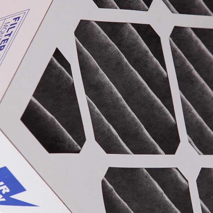 Nordic Pure 16x20x4 (Actual Size: 15 1/2 x 19 1/2 x 3 5/8) Furnace Air Filters MERV 10 Pleated + Carbon 2 Pack