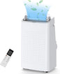 Portable Air Conditioner 15000 BTU ，Air Conditioner for Rooms Up to 850 Sq.Ft – AC With Sleep Mode, Dehumidifier, Fan, Remote Control & 24H Timer, for Bedrooms Living Room, Dining Room, White