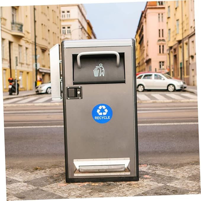 8pcs Trash Can Bathroom Labels Waste Sorting Stickers Garbage Classification Decals for Bedroom