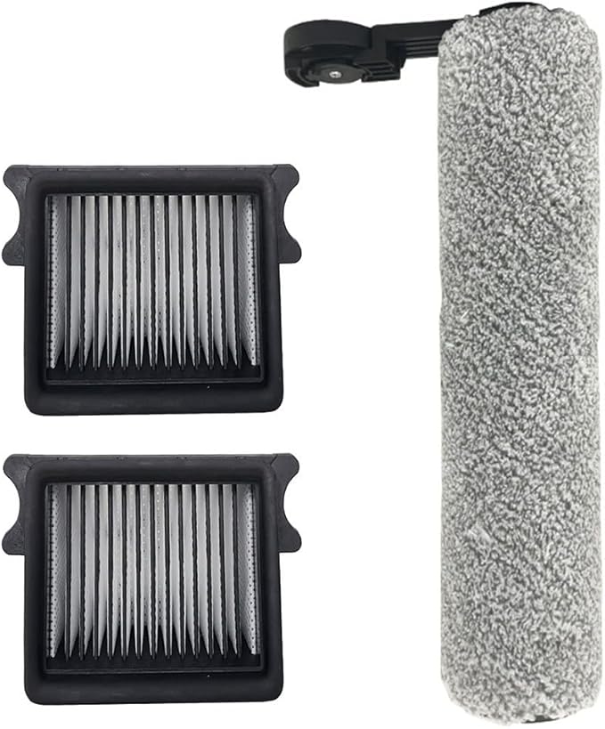 Roller Brush Filters For MMX Avac S878W Smart Wet & Dry Cordless Floor Washer, Floor Scrubber Filters Main Brush Accessories