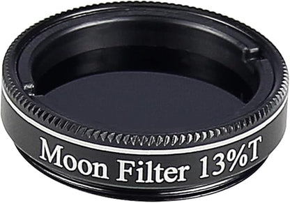 1.25" Telescope Moon Filter - 13% Transmission-Telescope Accessories for Most 1.25" Telescope Eyepiece- Enhance Lunar Viewing