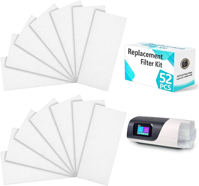 Disposable HEPA Filters for Airsense 11(2 Year Supply), 52PCS Premium Filters for AirCurve 11, IBEET Replacement Filter Supplies for Better Filtration Effect & Clean Air