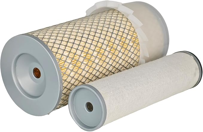 Inner Outer Air Filter Kit 1043327M91 1043326M91 Compatible with Massey Ferguson 20C 230 235 245 Primary Secondary Engine Tractor