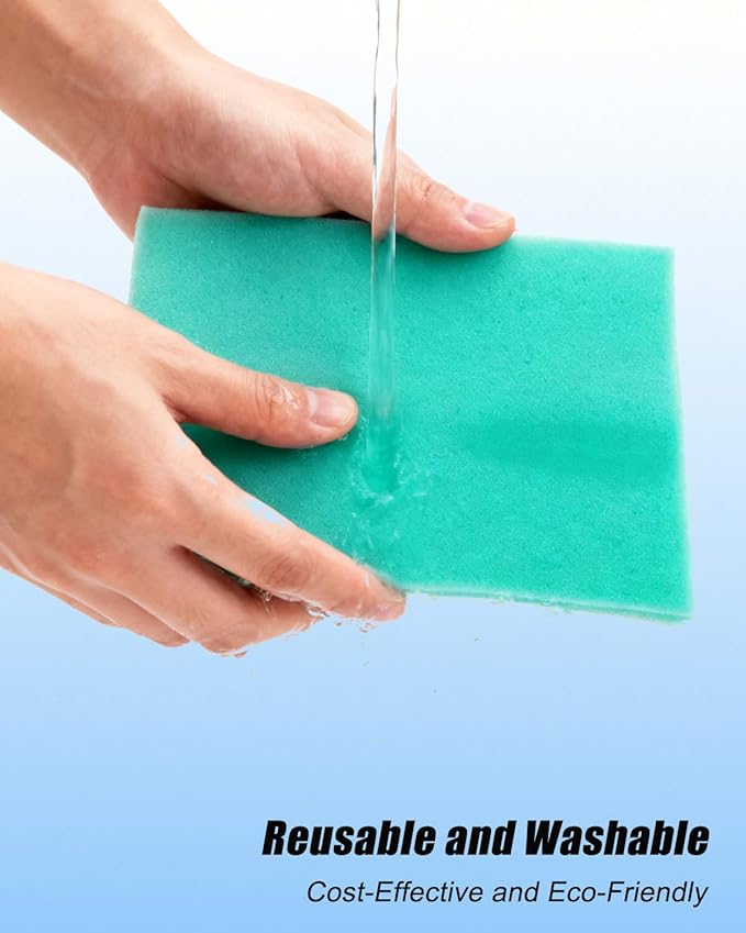 Foam Air Filter Material Sheet Fit for Uni Filter-BF-1 BF1 14" X 17" X 5/8" Most Motorcycles ATV Scooters Off-Road Motorcycles UTV, Cuttable and Reusable
