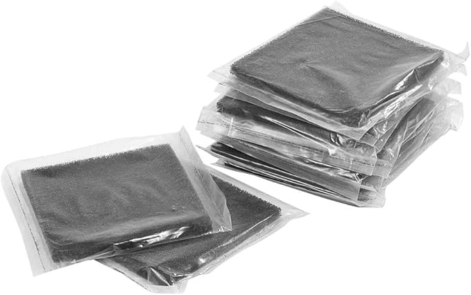 10pcs Activated Carbon Filter 13cm x 13cm Efficient Fume Extractor for Soldering Smoke Absorber Filter Sponge by Yosoo