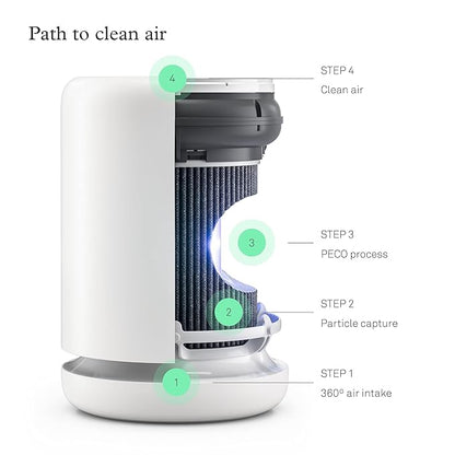 Molekule Air Mini & Air Mini+ PECO Filter - Nanocatalytic Filter for Healthy Air Quality - Eliminates Allergens & Viruses at a Molecular Level - Light-Activated - Home & Office Use
