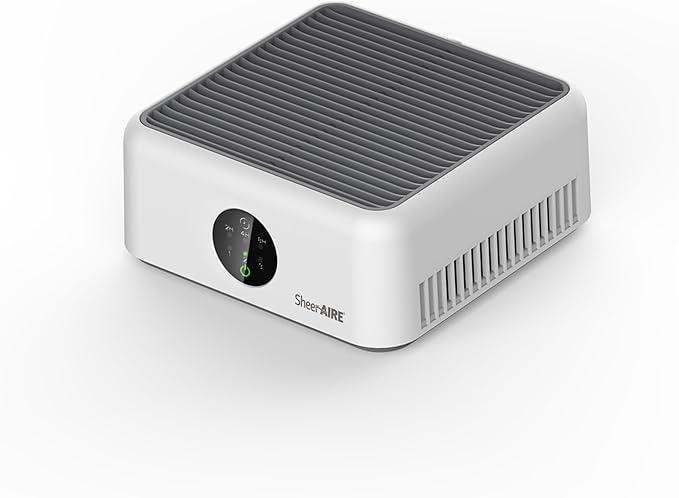 Home HEPA Air Purifier 3 Speed Control, 2/4/8H Timer, Filter Indicator, Ambient Light, 360° Outlet, Suitable for Living Rooms, Home Offices, Car Cup Holders & Dorms