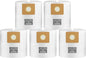 for Shop Vac Bags 3 Gallon, Type C - 90669 9066900 9066933 Vacuum Cleaner Disposable Collection Filter Bags 5 PCS