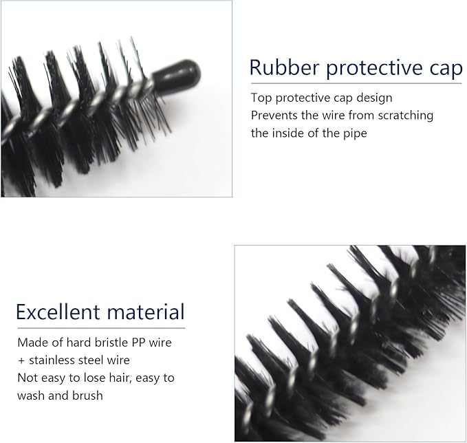 Dryer Vent Cleaner Kit Brush Set, Refrigerator Coil Cleaning Brush with Long Flexible Lint Brush Tool for Dryer Duct, HVAC, Air Vent Cleaning & AC Condenser Dryer Maintenance