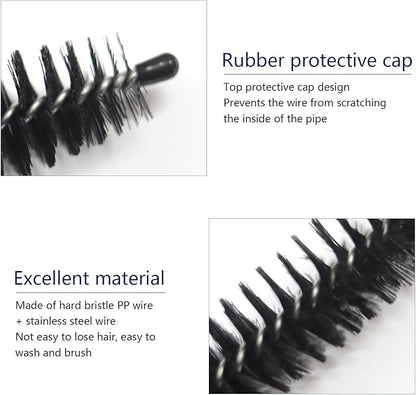 Dryer Vent Cleaner Kit Brush Set, Refrigerator Coil Cleaning Brush with Long Flexible Lint Brush Tool for Dryer Duct, HVAC, Air Vent Cleaning & AC Condenser Dryer Maintenance