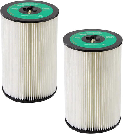 CF Clean Fairy Vacuum Cleaner Filter 1-piece Replacement for Dirt Devil/Titan 10 Inch Cartridge Filter 8107-01 for Vacuflo FC610 FC1550 Royal CS1200