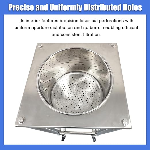 10L Vacuum Buchner Funnel Filtering Kit Glass Vacuum Suction Filter with 304 Stainless Steel Buchner Funnel & Glass Filter Flask Negative Pressure Filtration for Lab Liquid-Liquid Extraction