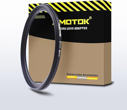 67mm Lens to 55mm Camera Lens Adapter,67mm-55mm Filter Step-Down Ring,Compatible All 55mm Filter Accessory.Made from CNC Machined