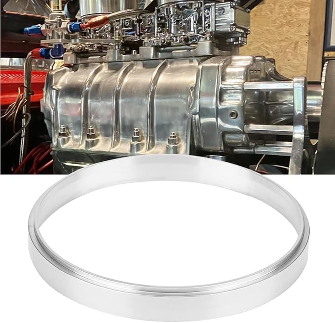 Air Filter Spacer,Aluminum Air Cleaner Spacer,Replacement Accessories for Carbs with 5 1/8in Opening for Carburetor Air Filter Engine Riser SBC BBC 302 350