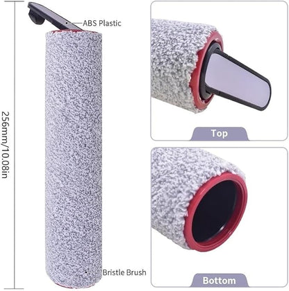 Scrubber Wiper Filter Soft Brush Wet and Dry Vacuum Cleaner Spare Part，Compatible for Dreame， M13 / H13 Accessories(Set A)