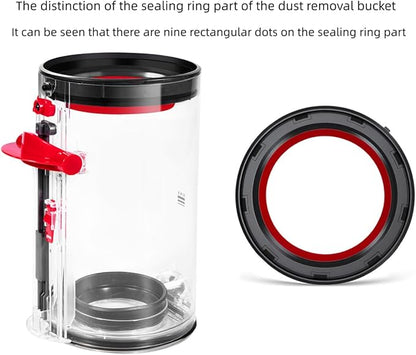 Upgraded Canister Replacement Compatible With Dyson V11 Torque Drive V11 Animal V11 Complete V11 V15 Extra V15S Detect Submarine SV14 SV15 SV22 Vacuum Dust Bucket Filter Attachments Parts 965443-01