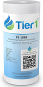 Tier1 1 Micron 10x4.5 Water Filter | Spun Wound Polypropylene Whole House Sediment Water Filter | Replacement for Pentek DGD-2501, 155359-43, SDC-45-1001, P1-10BB | 4.5 x 10 Water Filter Cartridge