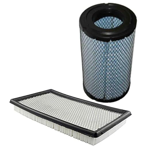 Stevens Lake Parts One New Air Filter Set Fits Caterpillar 953C, 963C, 973C Models Interchangeable with 116-7376, 116-7376, 1167376, 149-1912, 149-1912, 1491912