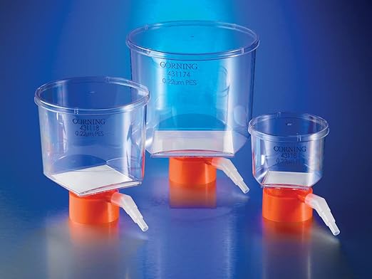 Corning 431118 Disposable Bottletop Filter; 500 mL Volume; PES, Membrane; 12/Pack