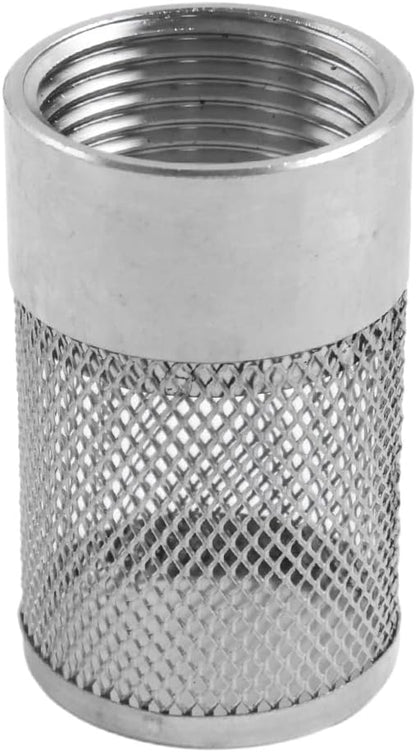 Dia Hose Inlet Suction Strainer Filter, Stainless Steel Water Pump Filter for Garden Irrigation, High Pressure Water Pump, Sprayer & Plumbing Systems (36mm)