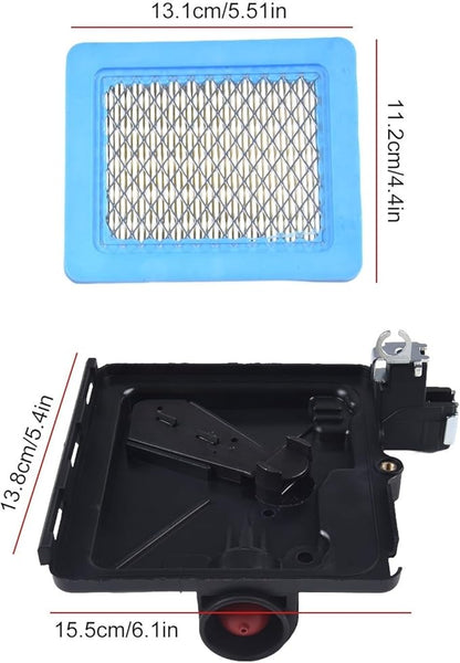 Carburetor Air Filter Cleaner Set Compatible with 799868 795259 498170 799872 694202 497586 for Craftsman Walk-Behind Mowers Replacement Kit for Outdoor Power Equipment