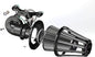Big Sucker cone Air filter intake for harley air Cleaner Sportster Softail fatboy heritage dyna touring street road king Glide (Gauge style -Black, Type C : Touring 08-16, Softail 16-17)