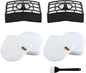 VIEWALL Filter Replacement for Shark ZU560 ZU561 ZU562 ZU572 UV650 UV725 ZU660 CU530 UV730 Rotator Navigator Zero-M Lift-Away Speed Upright Vacuum, Part XFFK560 XHEPA560, 2 HEPA, 2 Foam & Felt Filter