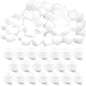 100 Pieces Air Filter Sponge for Compressor System Accessories Round White Sponge Air Filter Replacement for Compressor System (White)