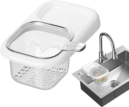 Sink Filter Basket, Efficient Drainage Design, 150g, Suction Cup Sink Rack, Kitchen Drain Basket, Compact & Space-Saving, for Home, Apartment, Restaurant, Dorm, Fruit, Vegetable, Pasta