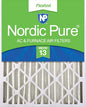 Nordic Pure 16x20x4 (Actual Size: 15 1/2 x 19 1/2 x 3 5/8) Pleated MERV 13 Air Filter 1 Pack