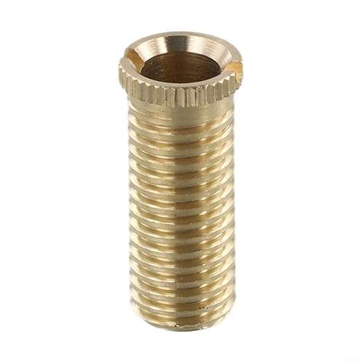 Sink Strainer Screw Connector Brass Alloy Bolts for Wash Basin Strainer Bath Waste Bolt Kitchen Sink Basket Filter Slotted Design for Easy Tightening Copper Color(Brass 3cm)