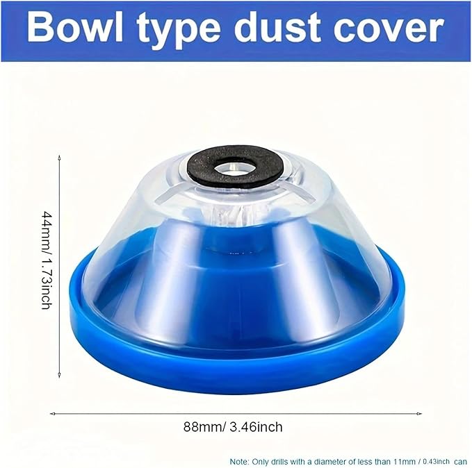 20-Piece Set Of Electric Drill Dust Covers, Protection Devices, Filters, Vacuum Cleaners, Household, Power Tools(Blue)