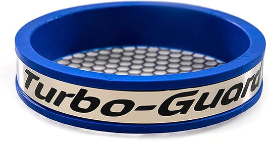 Ultra 4" Stainless Steel Turbo Air Filter – One-Piece Car Air Filter Screen for T3 T4 & T5 Turbo Kit - High-Performance Turbo Racing (Blue)