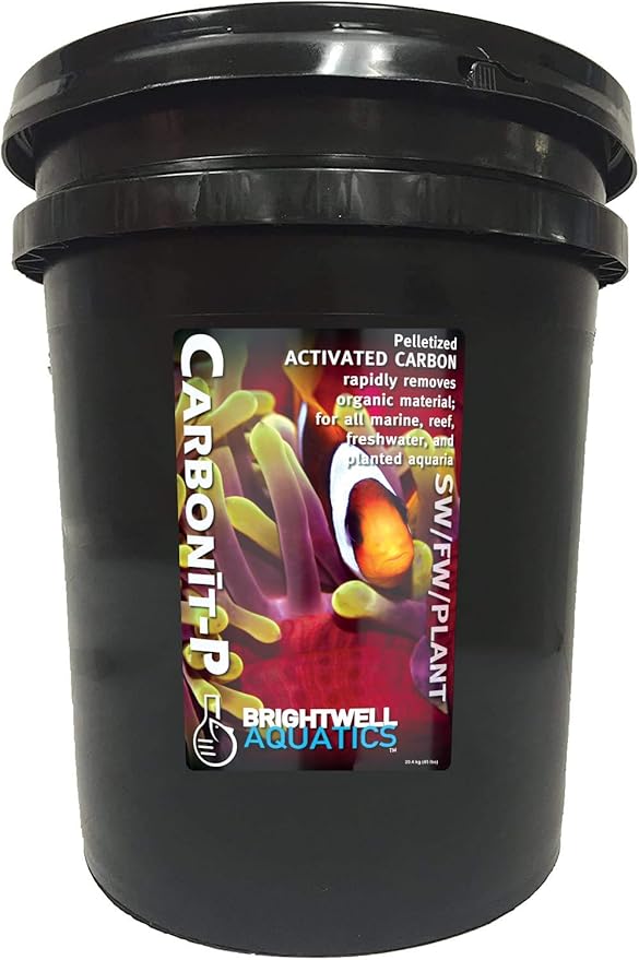 Brightwell Aquatics Carbonit-P - Activated Carbon Filter Media for Marine and Freshwater Aquarium