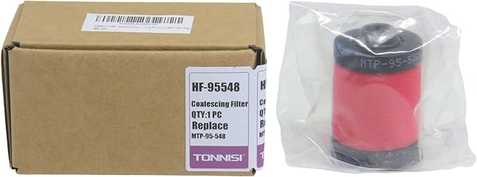 MTP-95-548 Coalescing Filter Element High-Efficiency Pre-Filter (0.01 micron) Compatible with WILKERSON Compressed Air Equipment and Systems, Use With M16 Modular Coalescing Filter (Pack of 1)