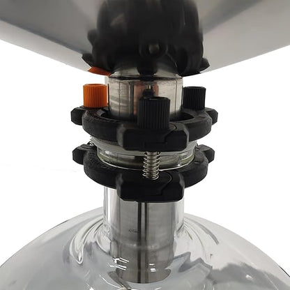 INTSUPERMAI 50L Buchner Funnel Filtering Kit, with 50L Vacuum Flask, Stainless Steel Frame, Negative Pressure Filtration, Lab Vacuum Suction Filter for Liquid-Liquid Extraction