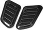 2Pcs ABS Car Air Flow Intake Hood Scoop Vent Bonnet Cover Universal DIY Decorate Car Accessories Compatible With BMW(Carbon look)